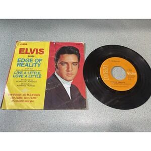 Elvis Presley Sings If I Can Dream Edge of Reality 47-9670 RCA Record